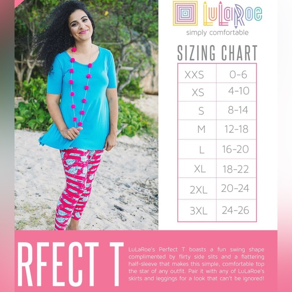 LuLaRoe NWT Perfect T - Picture 5 of 5